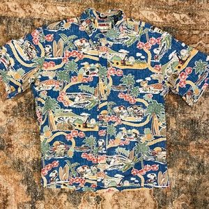 Vintage Reyn spooner x Peanuts Hawaiian
